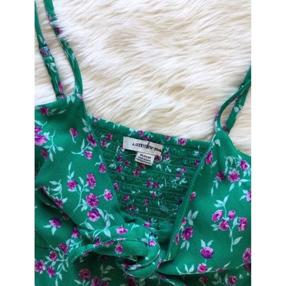 NWOT American Eagle Emerald Rose Crop - Picture 13 of 13